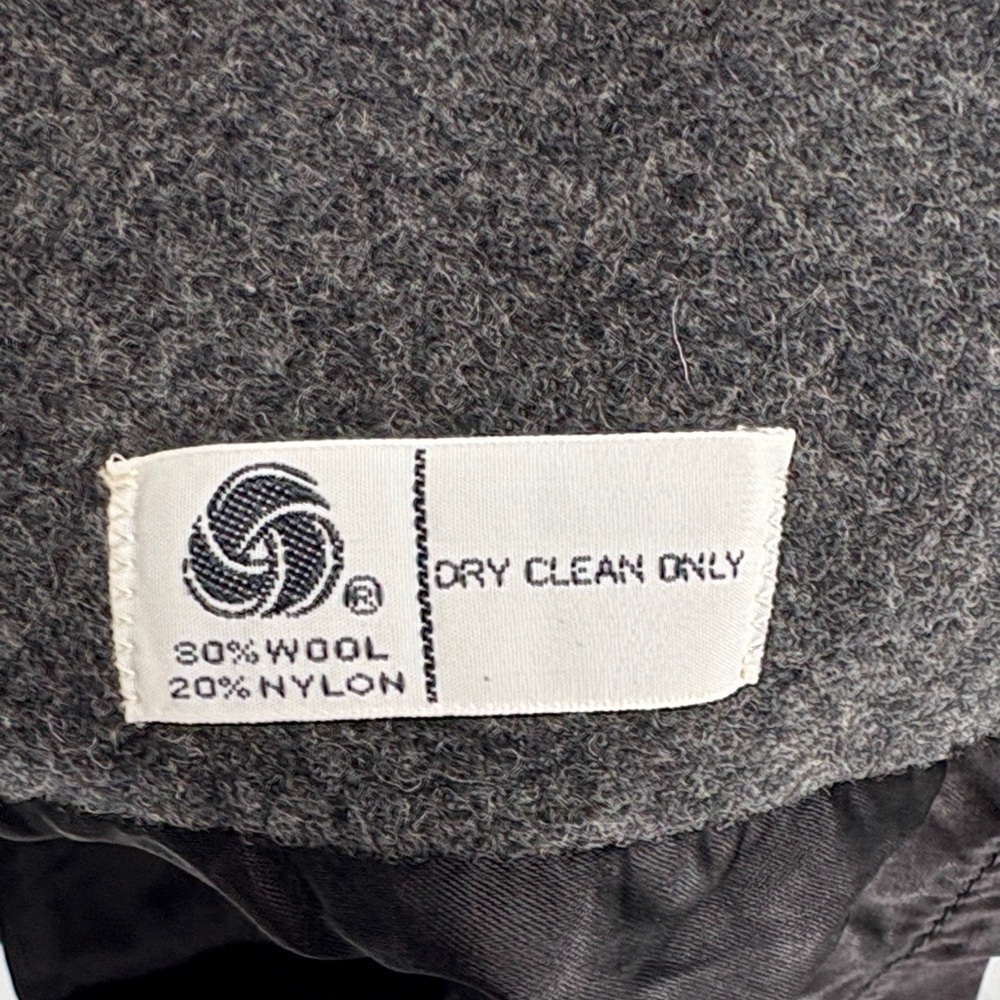 🚜 Stratojac Charcoal wool Military style Coat - Picture 3 of 4